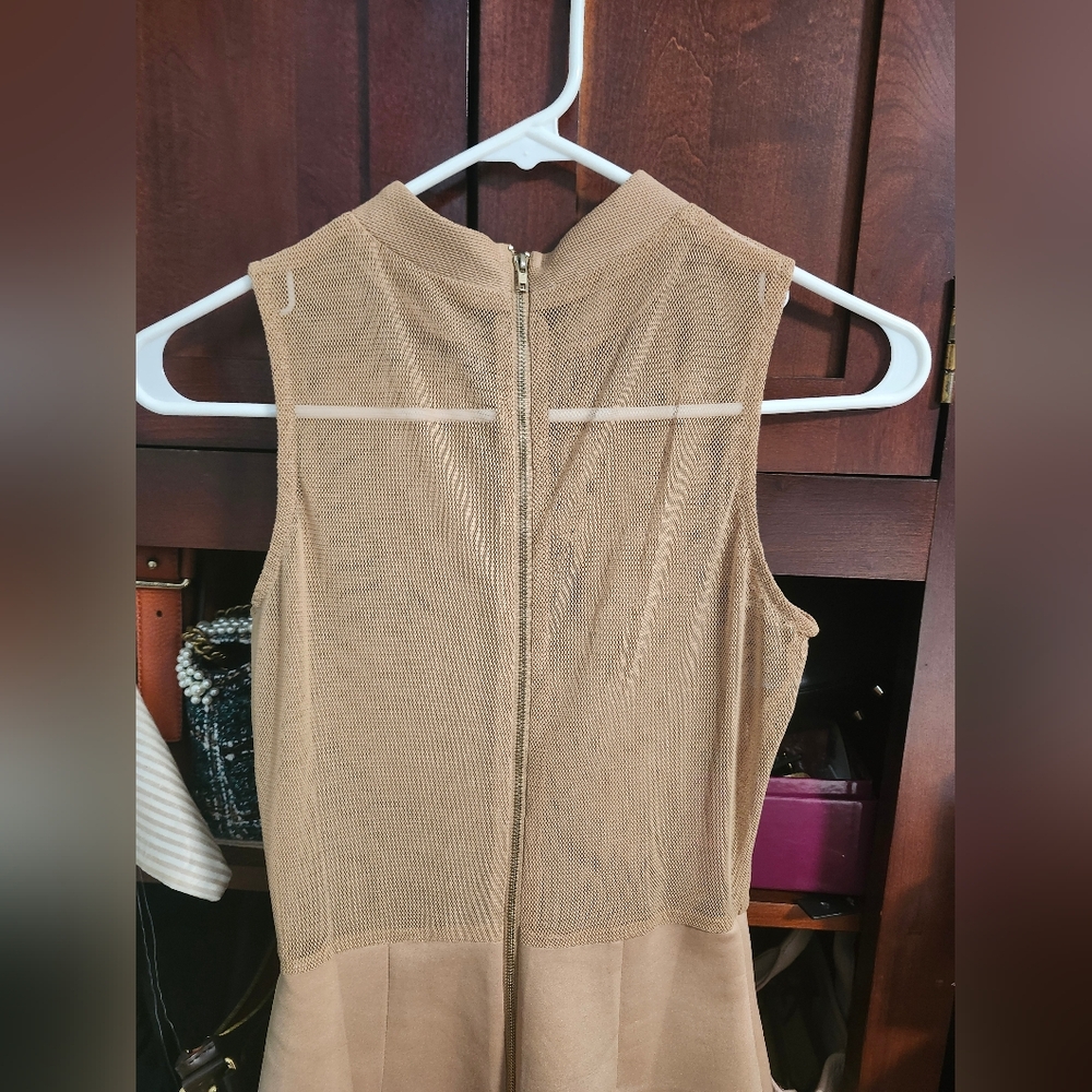 NUDE lace top half mini dress  SIZE SMALL - Picture 6 of 7